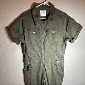 Celebrity Pink Olive Green Jumpsuit